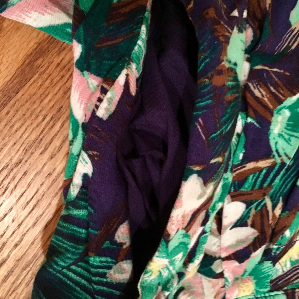 H&M Floral Pants Size L - Picture 3 of 4
